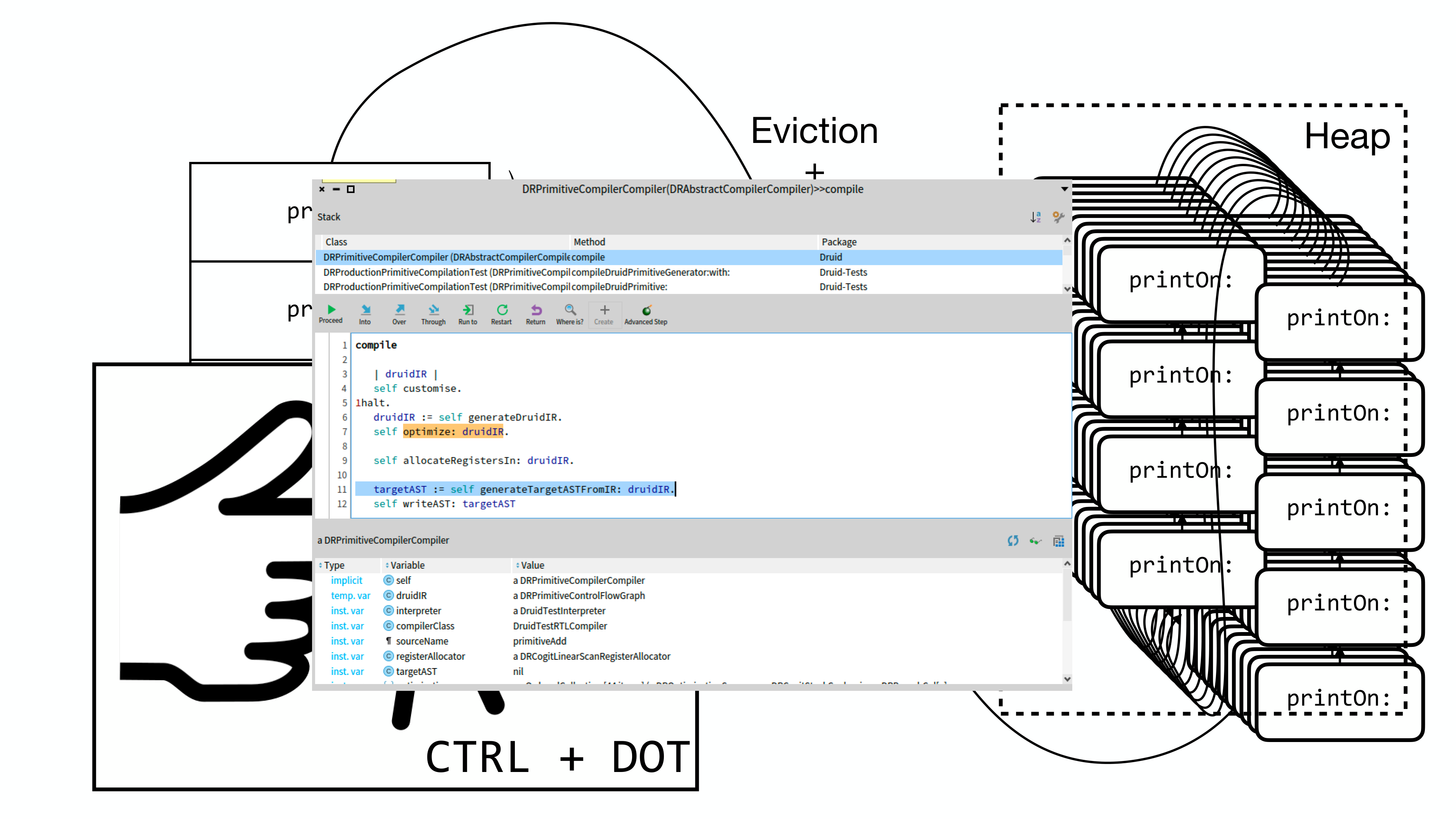 Ctrl dot Debugger